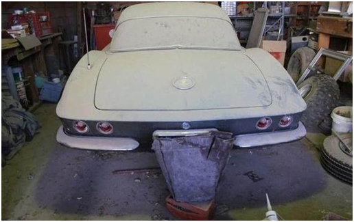 After being forgotten for 40 years, the muscle car was discovered and became a member of the exhibit